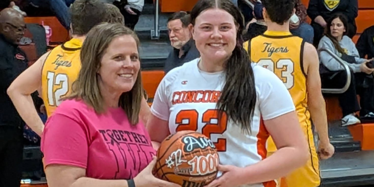Concordia senior Ava Mueller reaches 1,000 career points